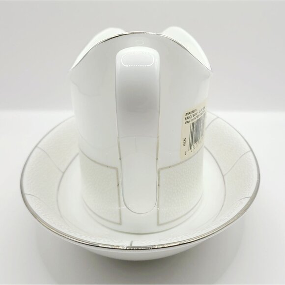 Wedgwood Shagreen Gravy Boat and Plate Set New Opened Box Mint Condition - Picture 2 of 12